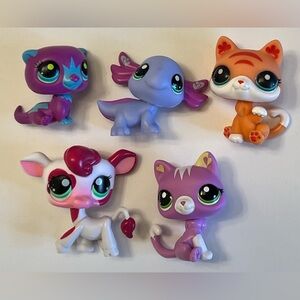 Littlest Pet Shop Collector 5 Pet Lot